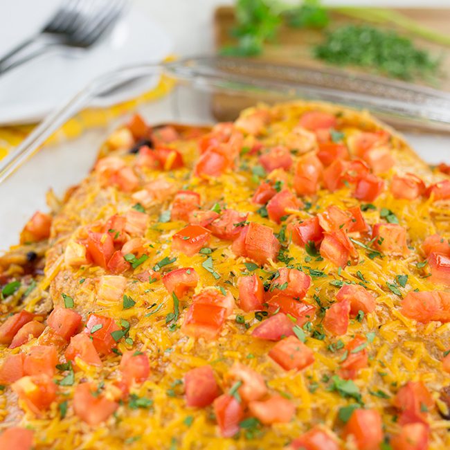 Image for Healthy Chicken Enchilada Casserole