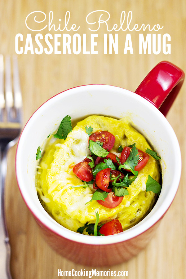 Image for Chile Relleno Breakfast Casserole in a Mug Recipe