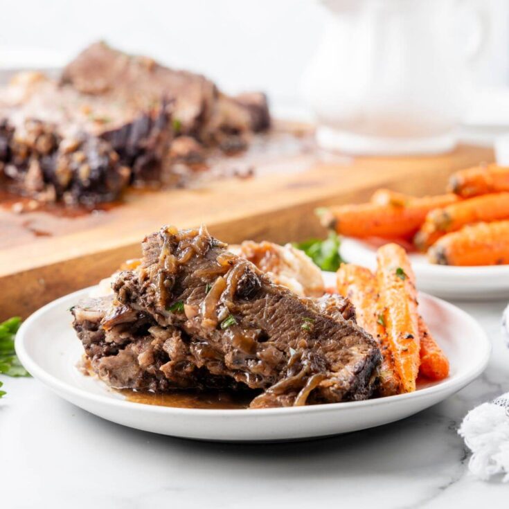 Image for Best Crock Pot Beef Brisket Recipe (Slow Cooker)