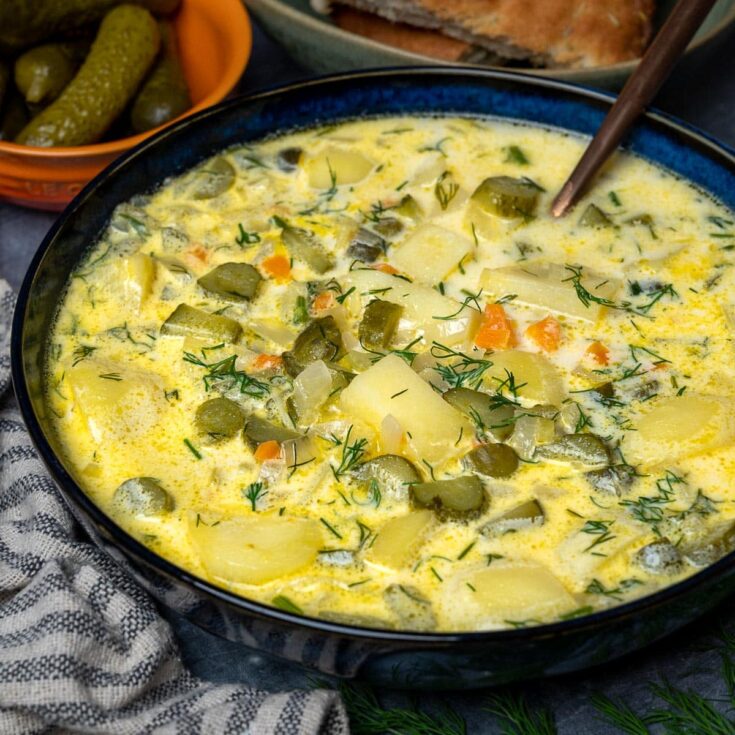 Image for Creamy Dill Pickle Soup (Zupa Ogórkowa)