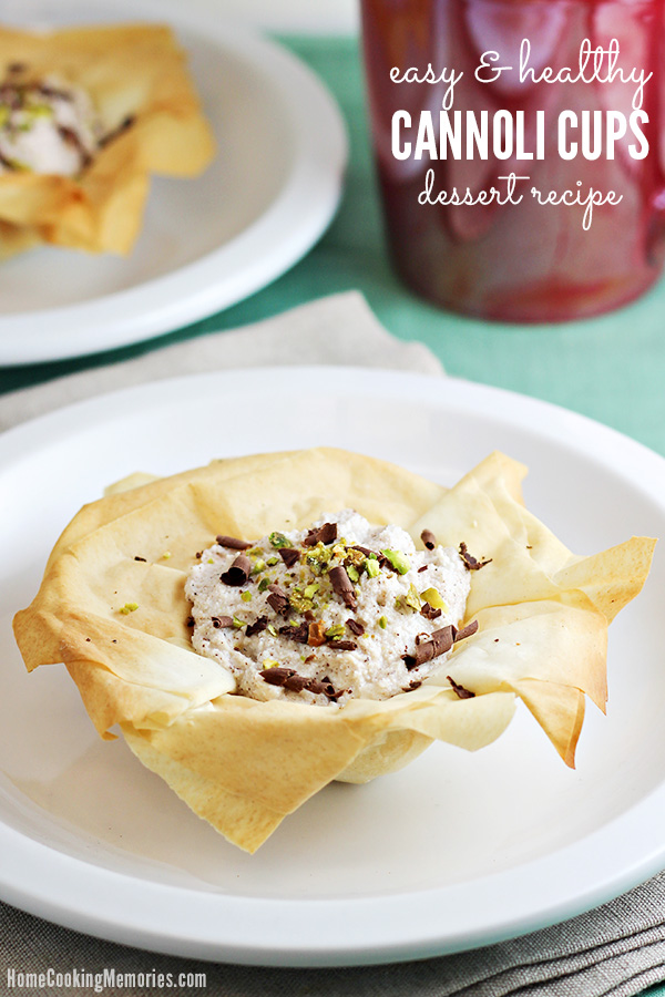 Image for Easy Cannoli Cups Dessert Recipe