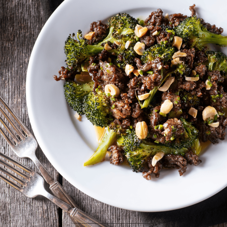 Image for Ground Beef And Broccoli Recipe | Low Carb Ground Beef Recipe