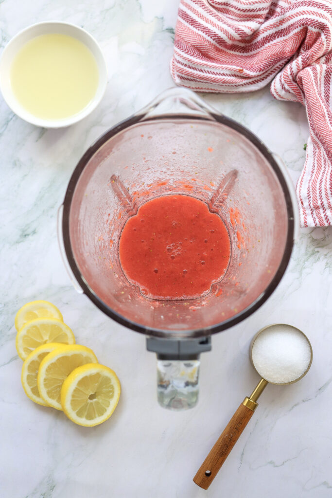 step by step homemade strawberry lemonade recipe