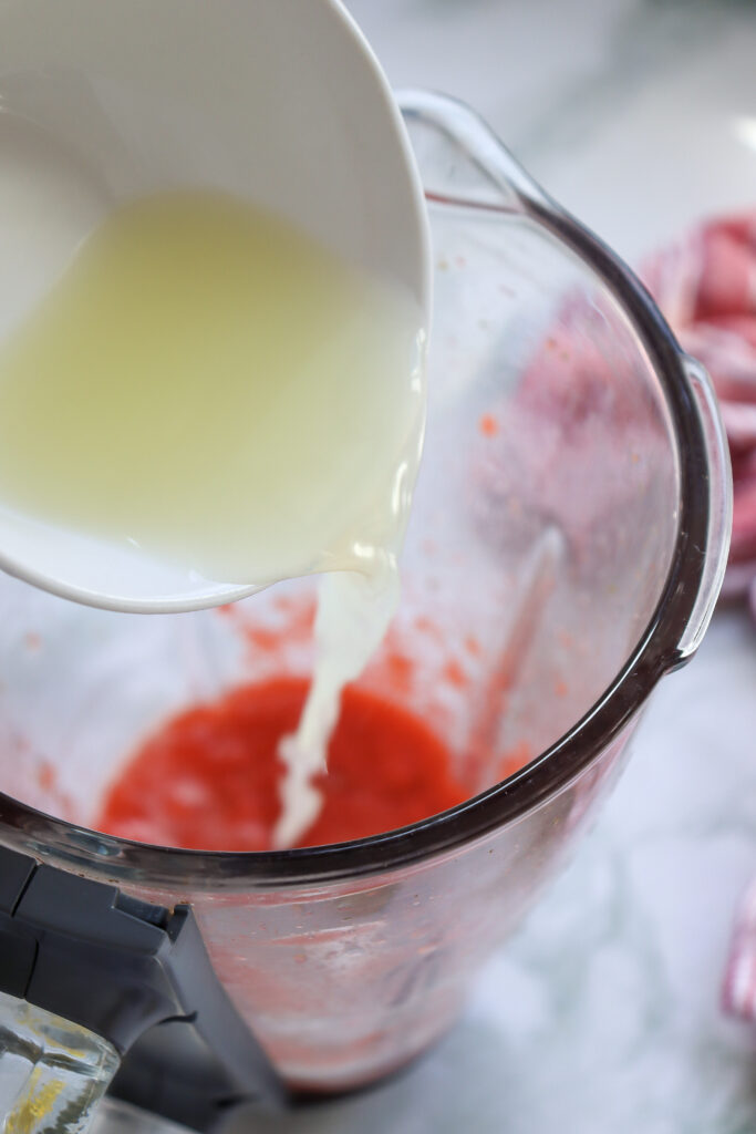 steps for homemade strawberry lemonade recipe