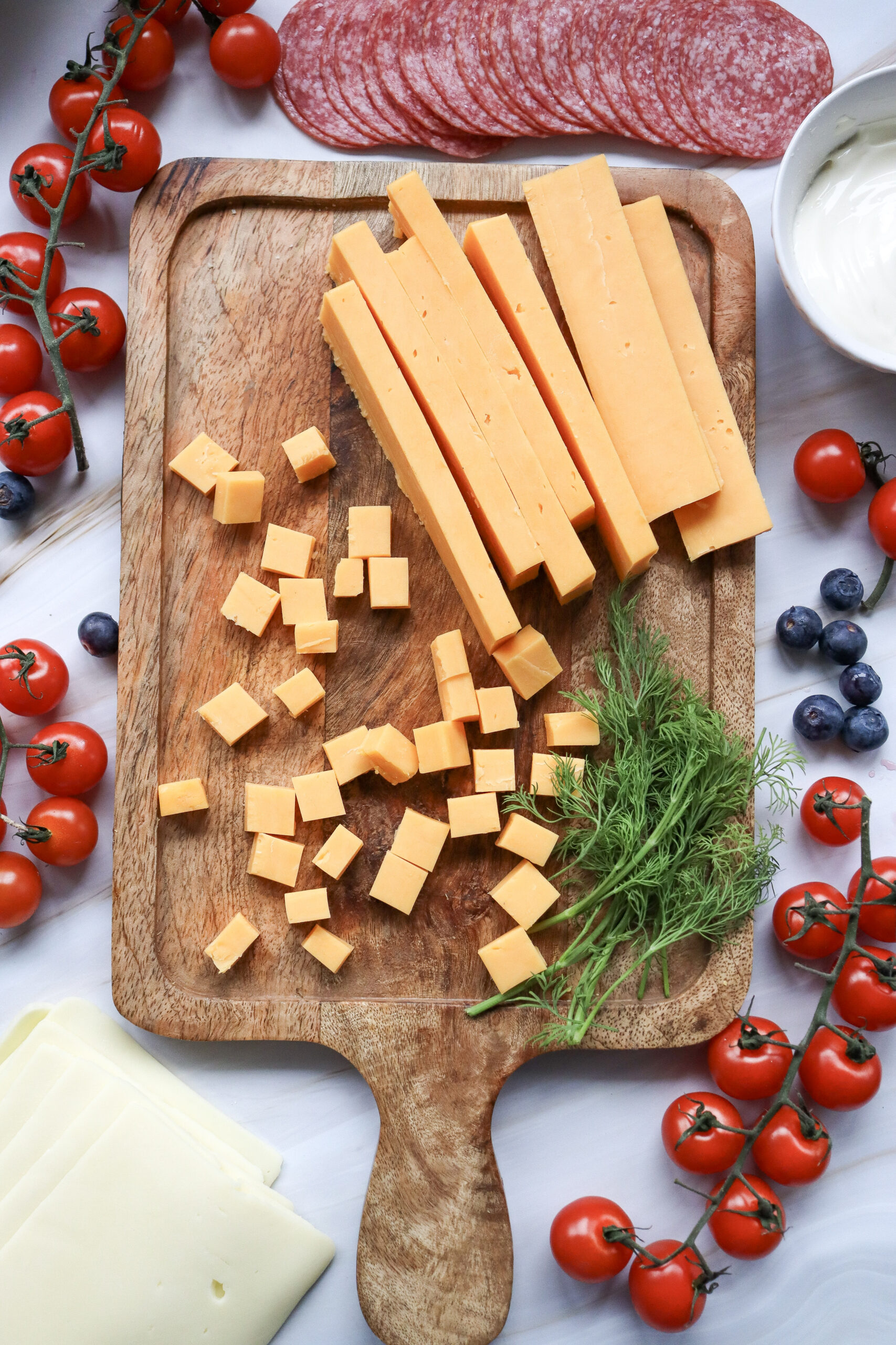 cubing cheese