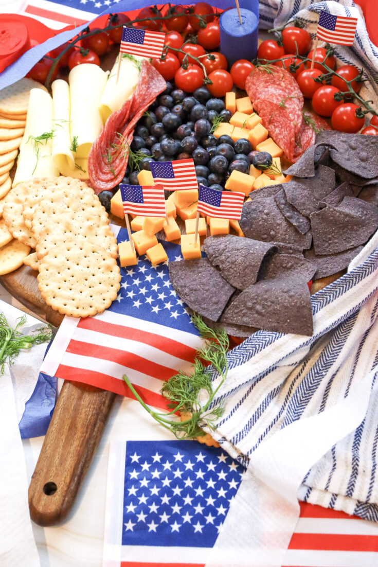 4th of July Charcuterie Board 