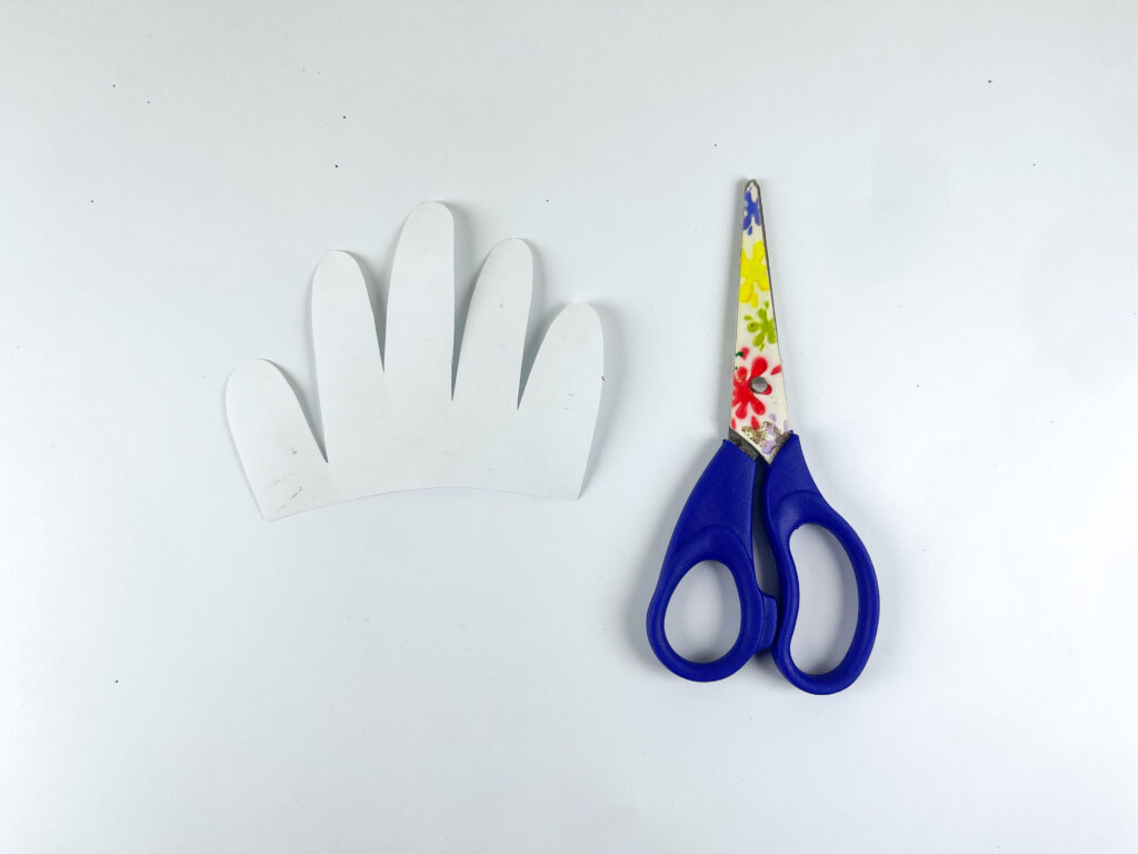 step by step handprint Statue of Liberty craft