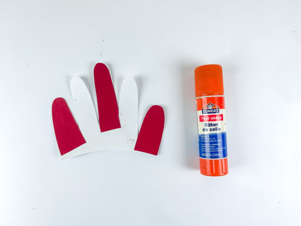 step by step handprint Statue of Liberty craft