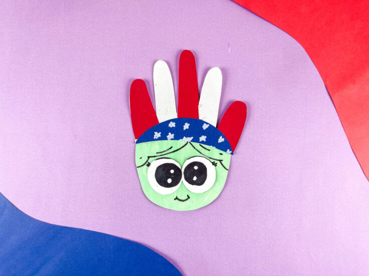 Handprint Statue of Liberty Craft