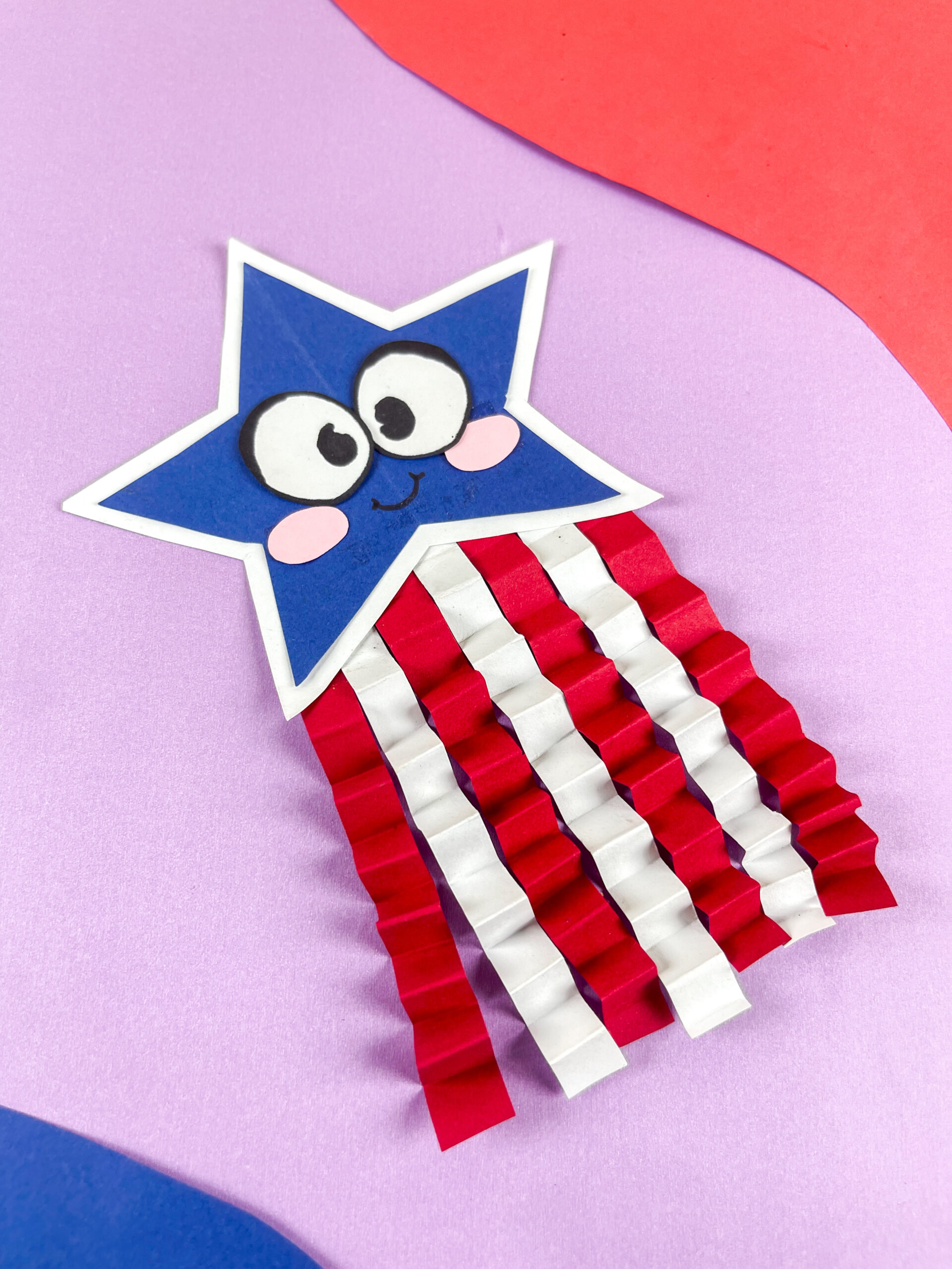 4th of July star paper craft 