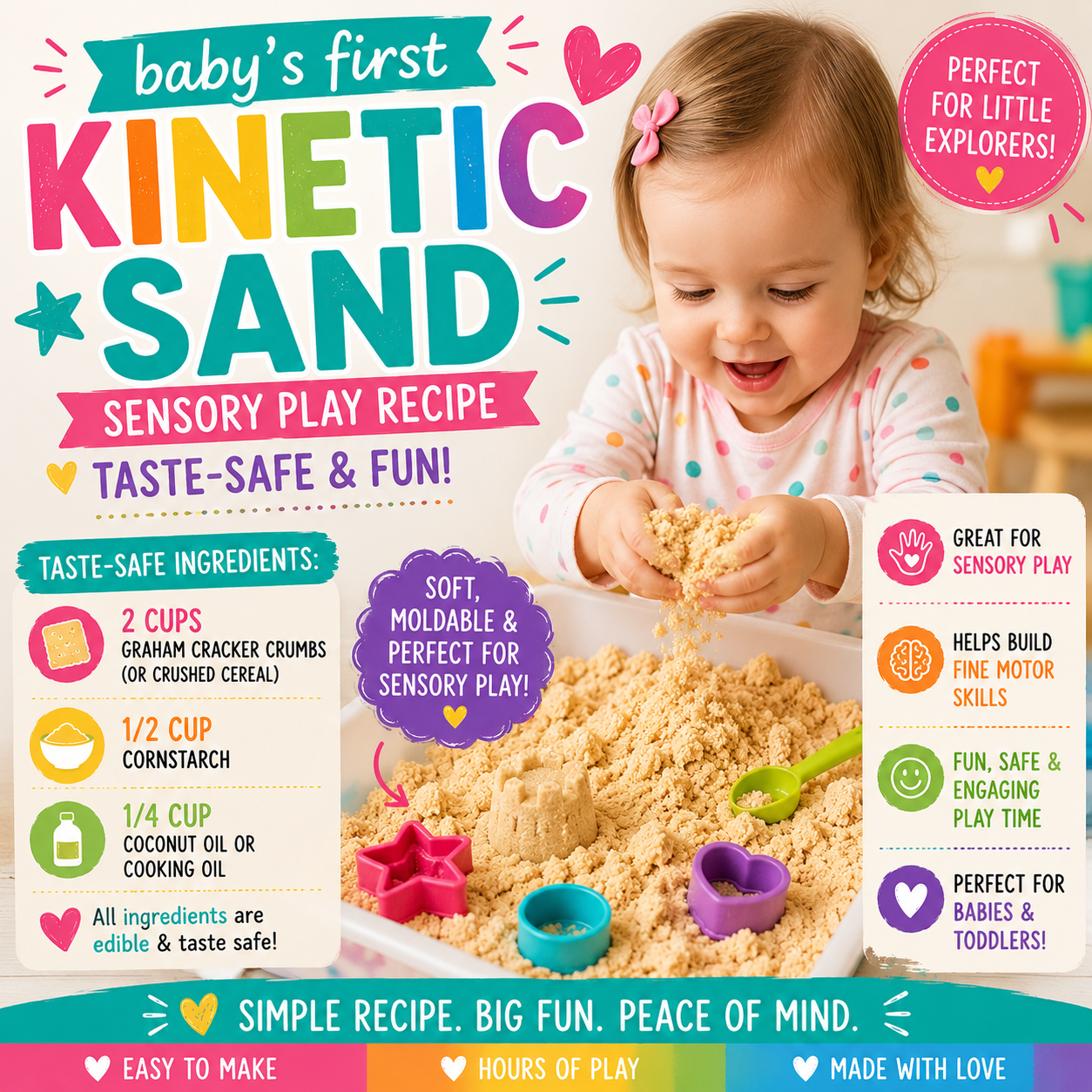 taste sense kinetic sand recipe 