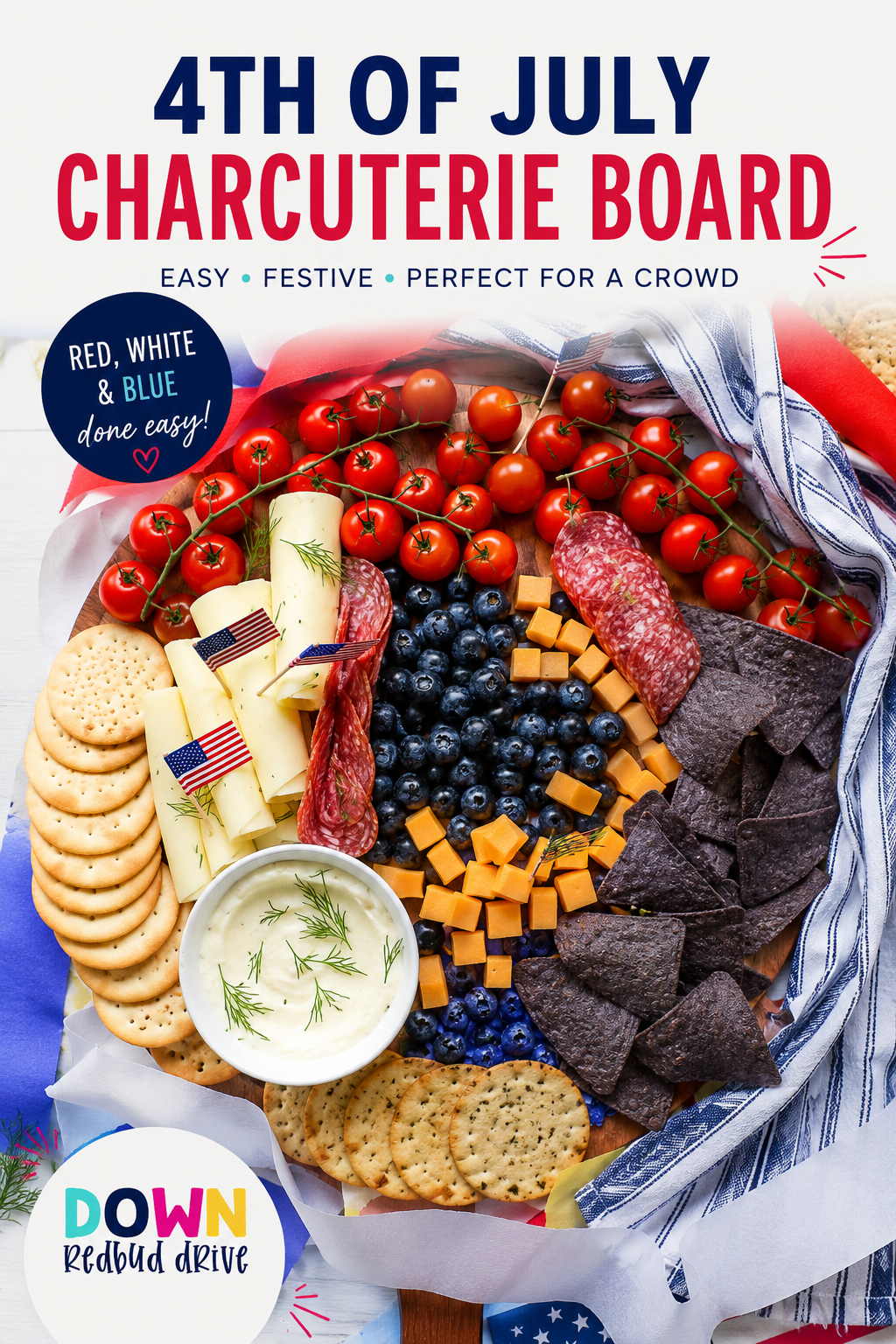 4th of July charcuterie board