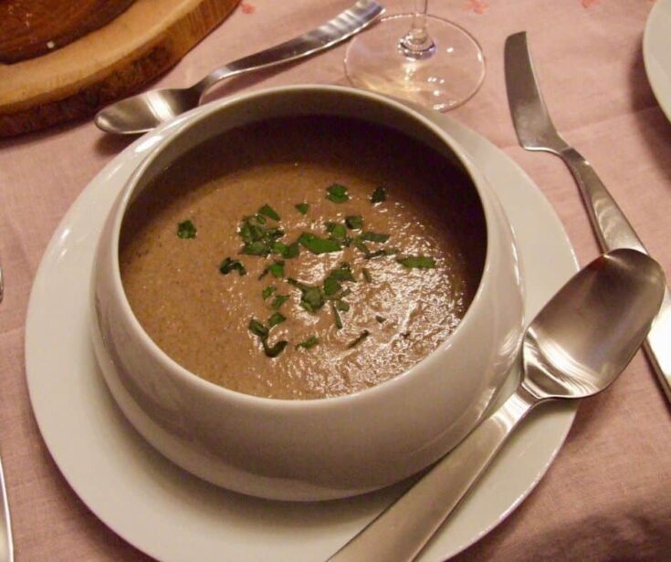 Image for Cream of mushroom soup