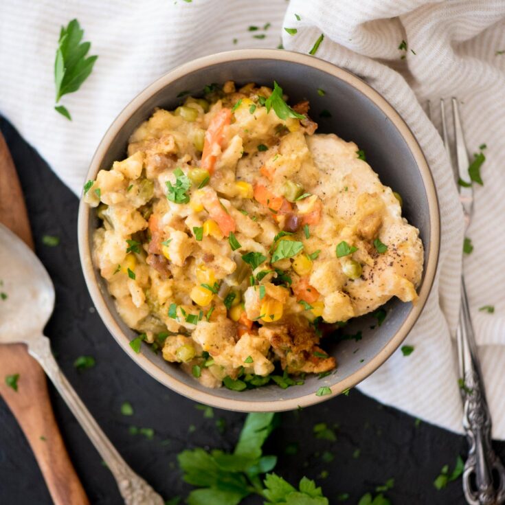 Image for Crock Pot Chicken and Stuffing with Vegetables