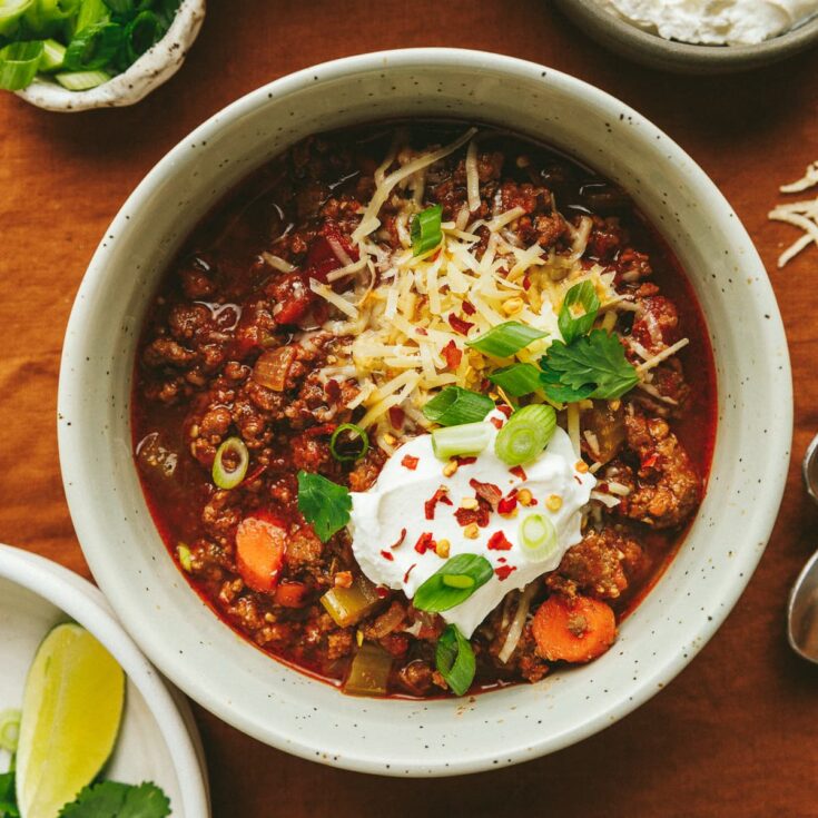 Image for Crockpot No Bean Chili (Easy Slow Cooker Recipe)