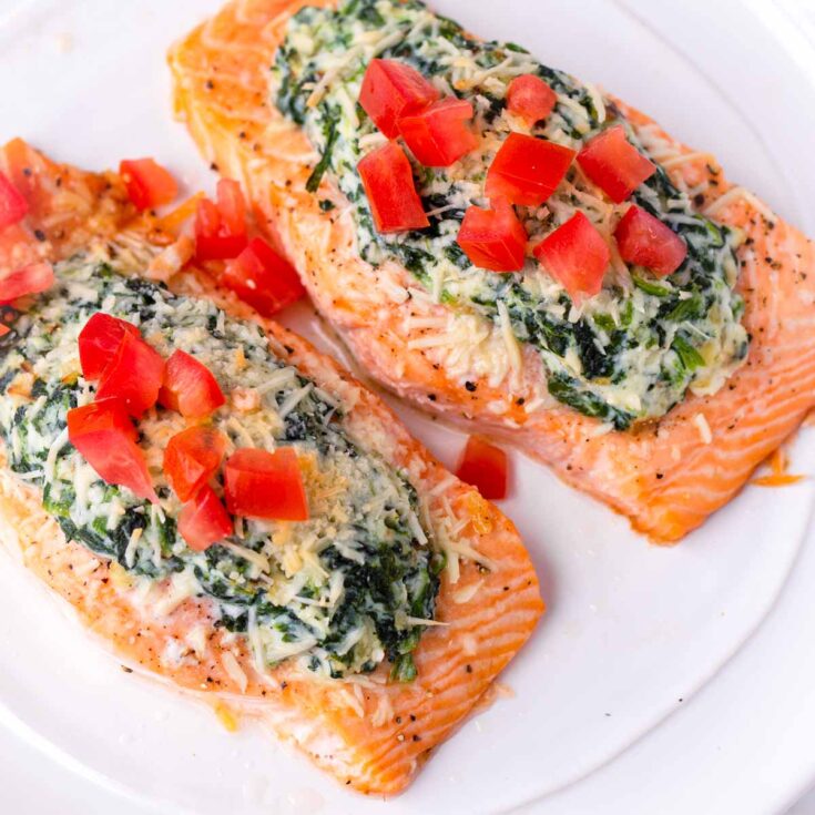 Image for Baked Salmon Florentine