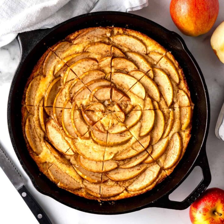 Image for Apple Skillet Cake with Cinnamon and Maple