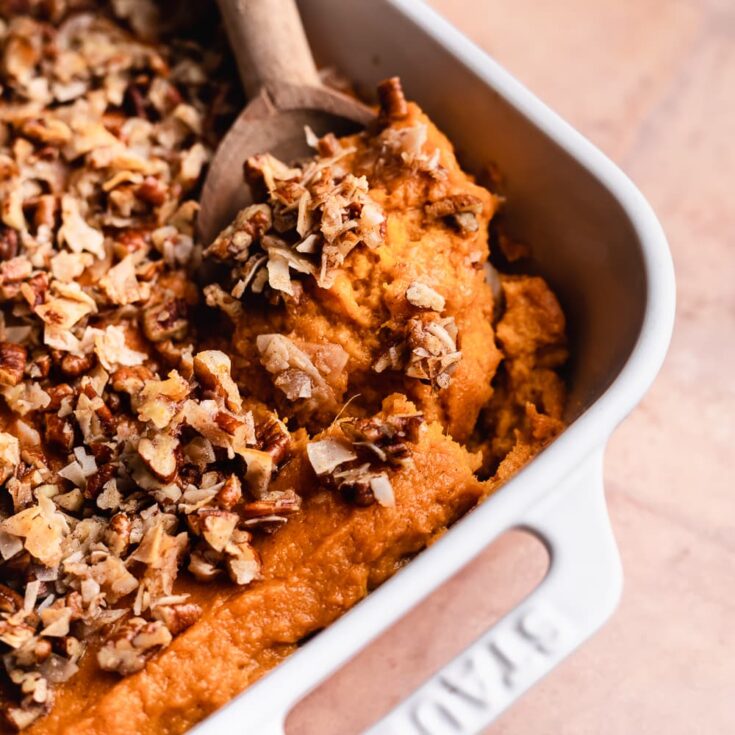 Image for Gluten-Free Sweet Potato Casserole (Keto, Low-Carb)