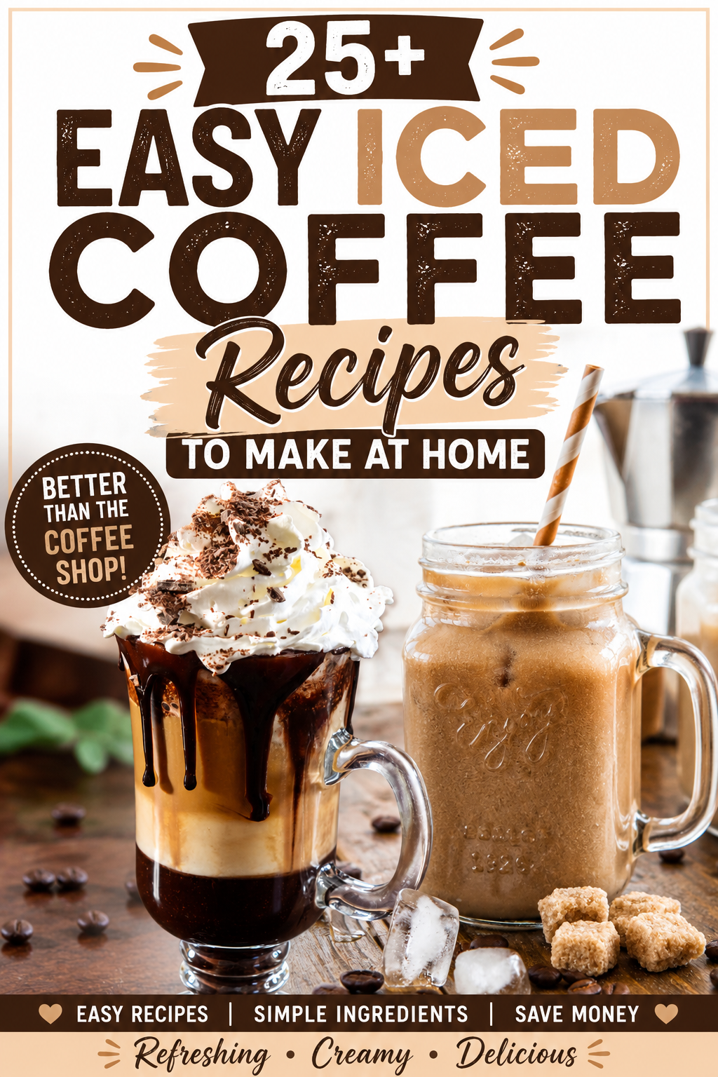 easy iced coffee recipes to make at home 