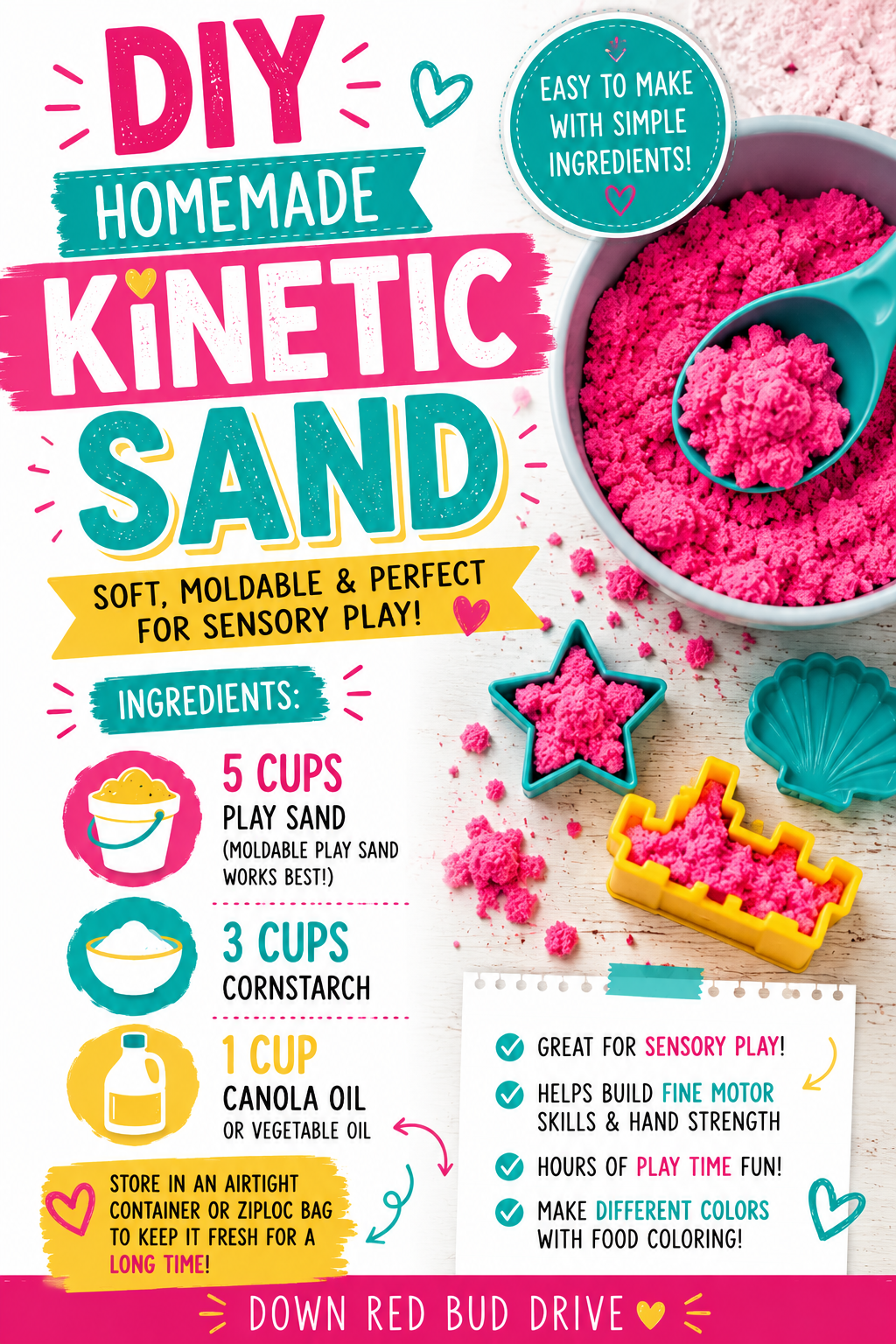 how to make kinetic sand 