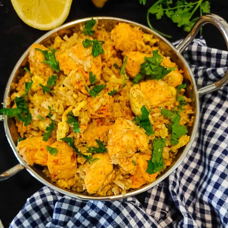 Image for Keto Cauliflower Rice Biryani with Chicken