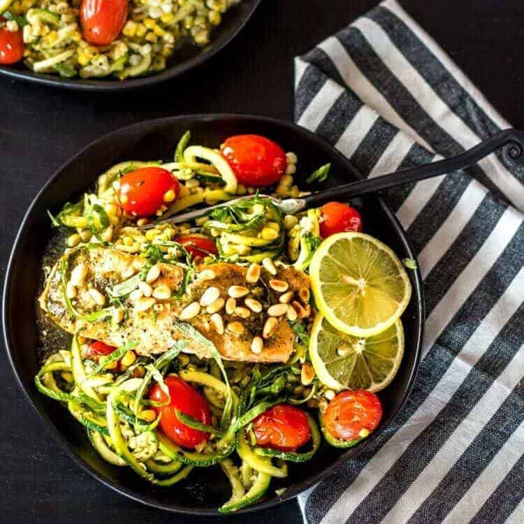 Image for Quick Salmon and Zoodles in Parchment