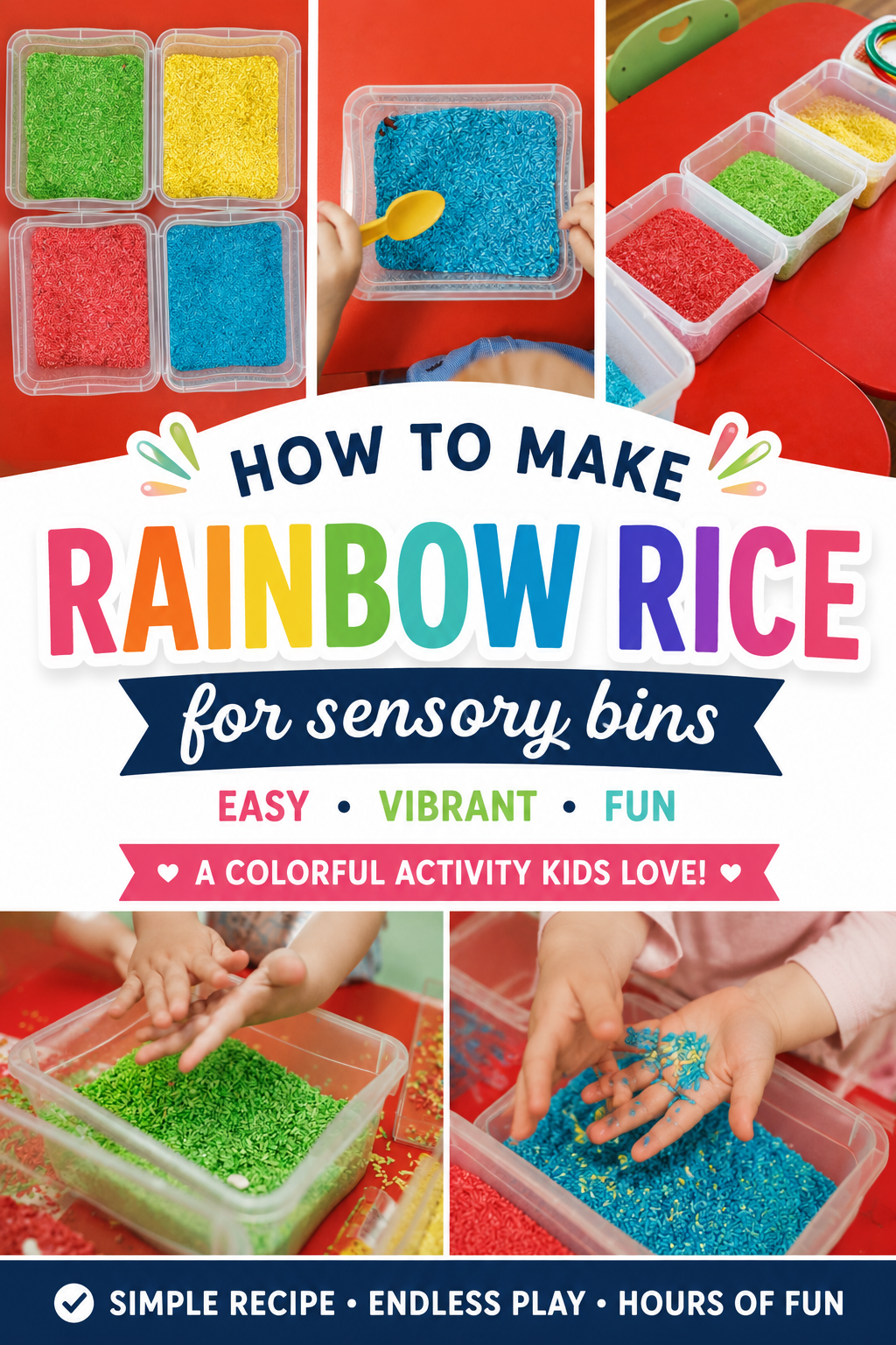 how to make rainbow rice