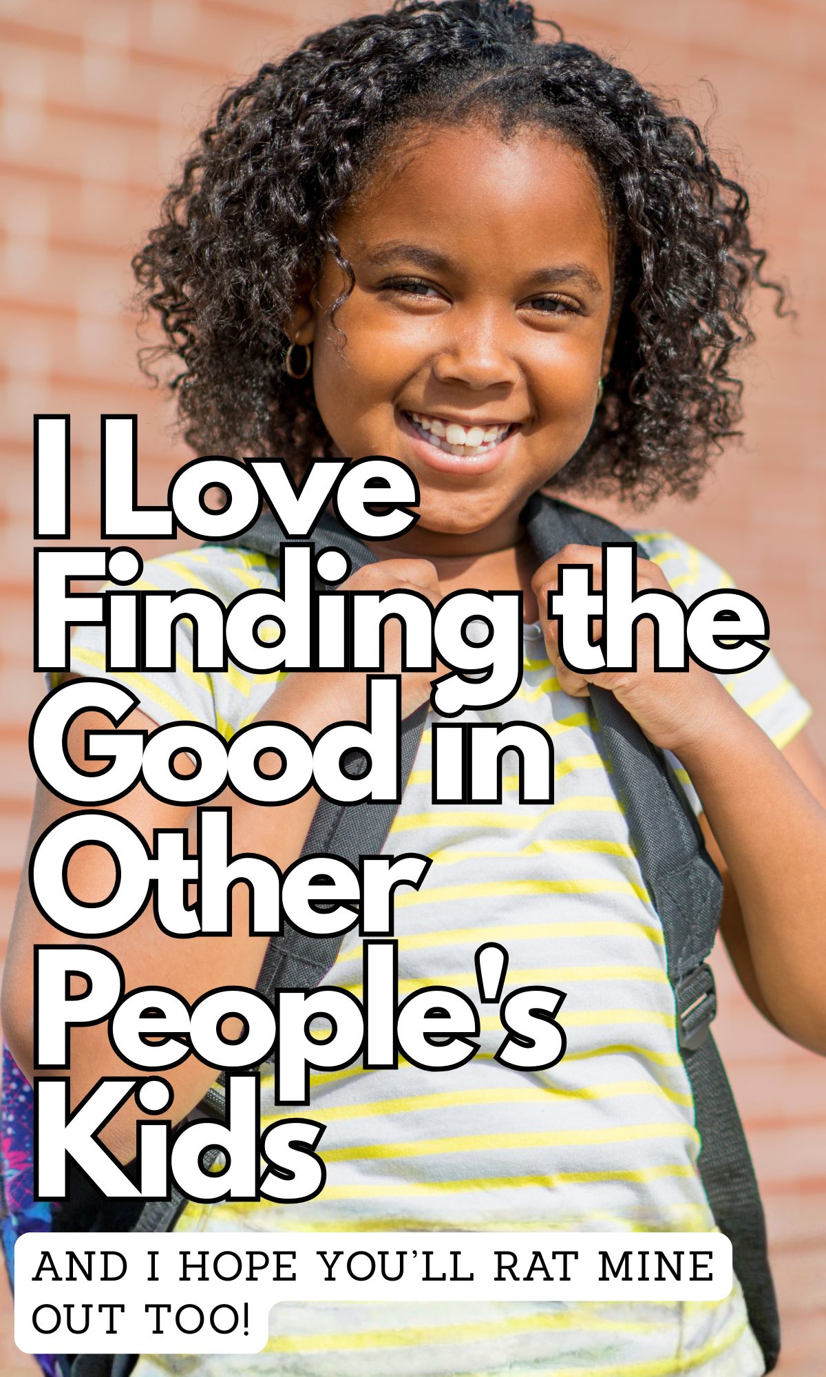 finding the goos in kids