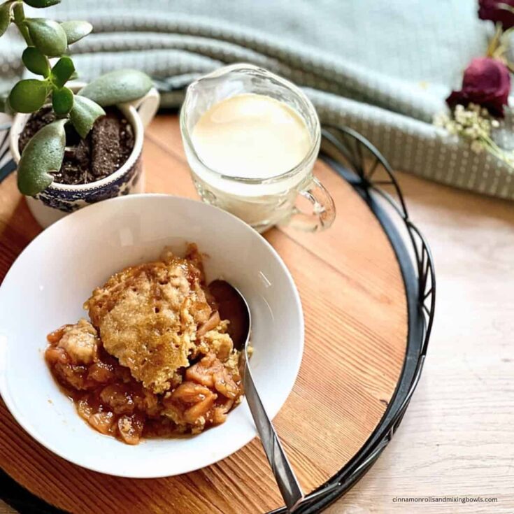 Image for Apple Cobbler in the Crockpot with Sourdough Topping