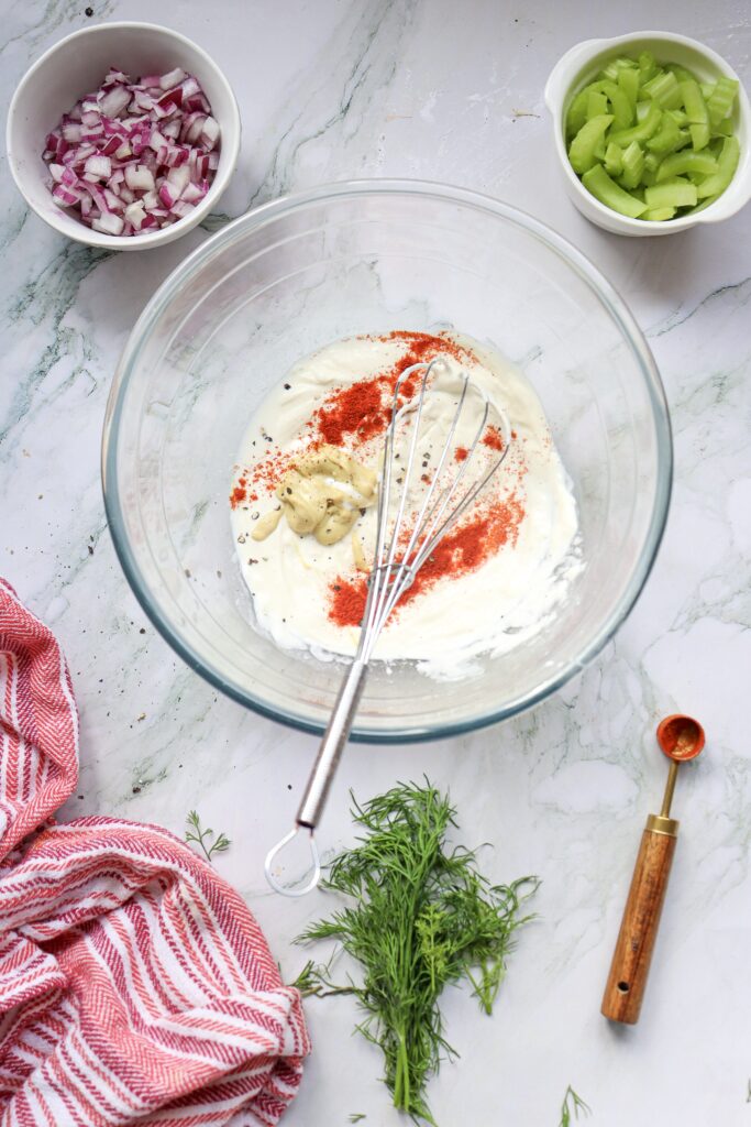 4th of July potato salad dressing