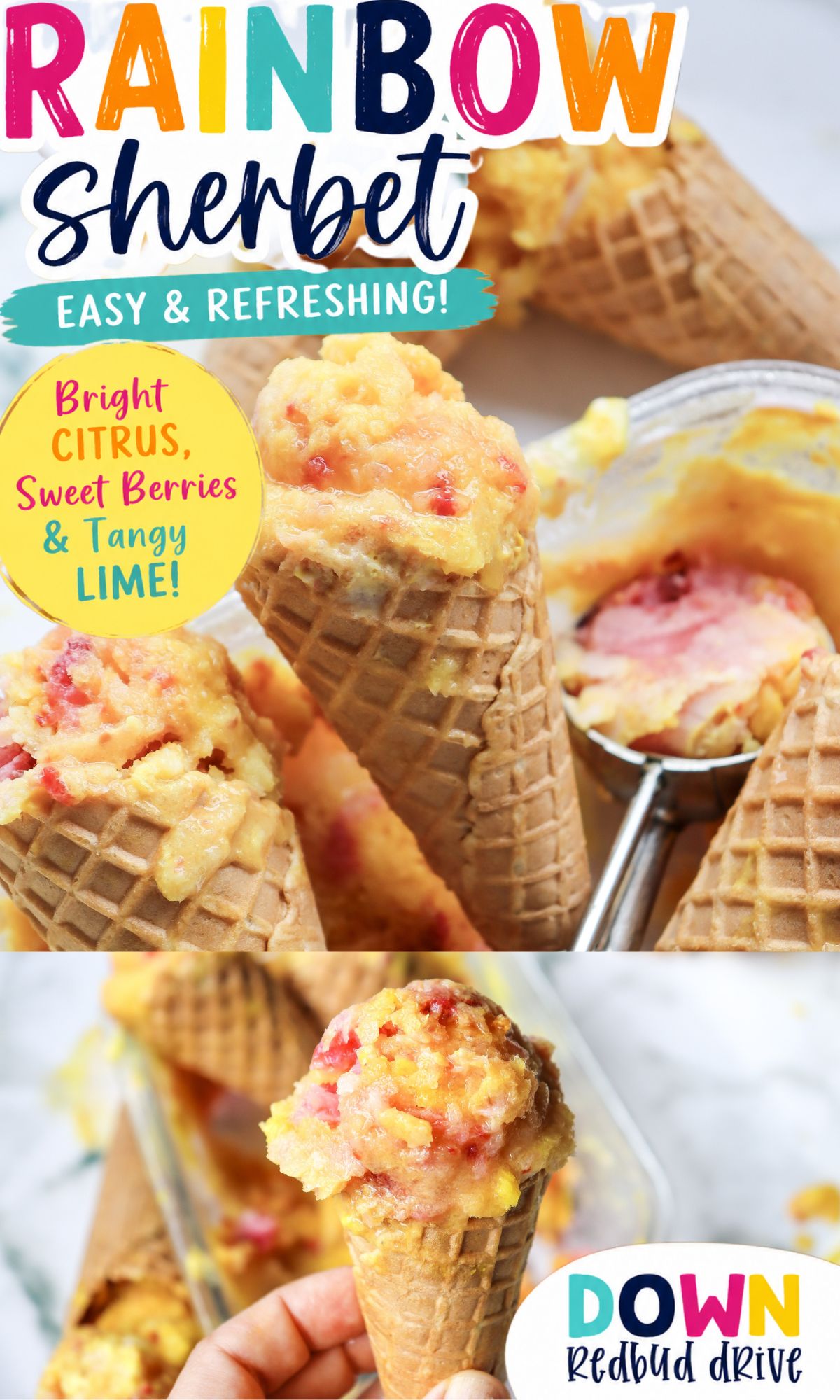 rainbow sherbet recipe