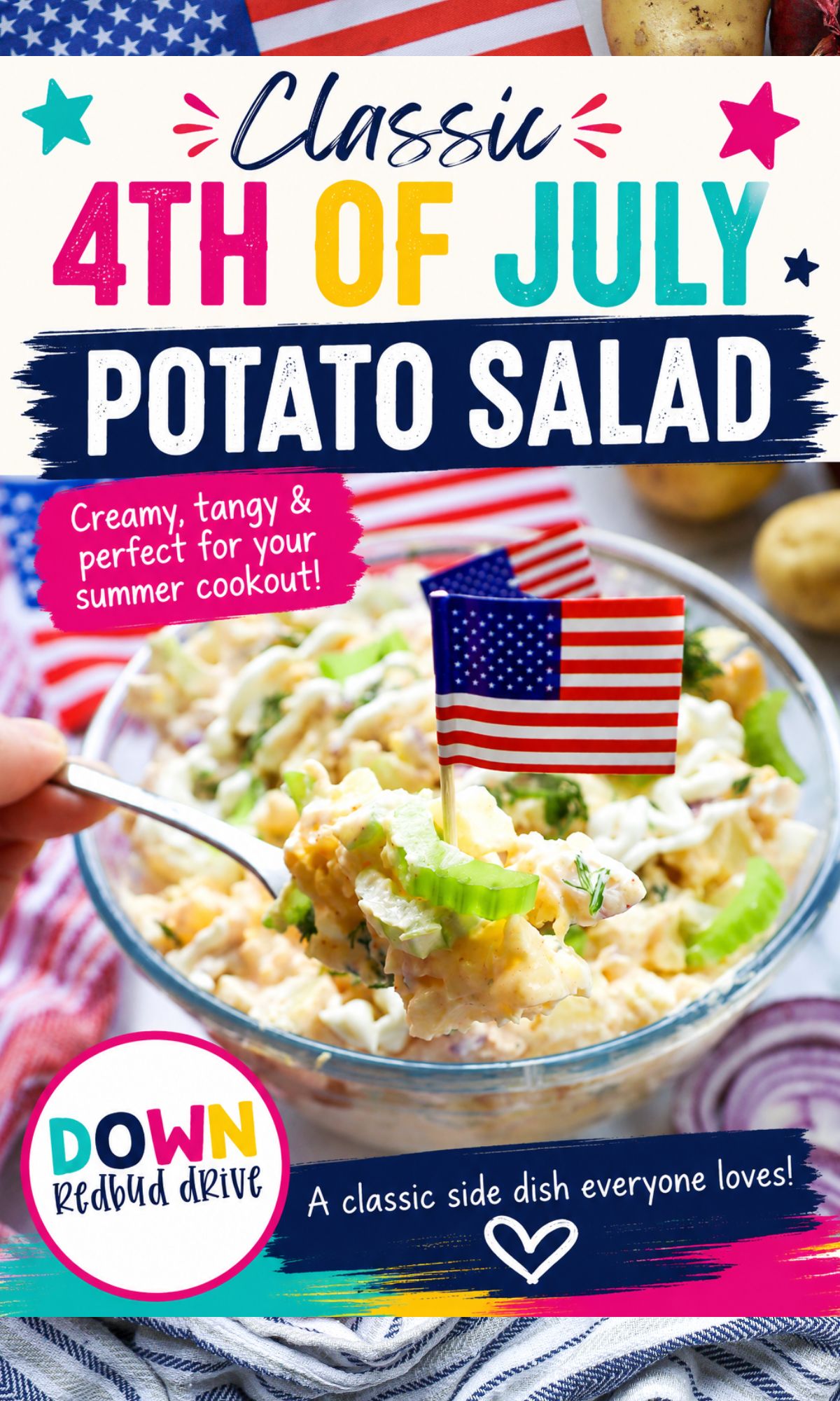 classic 4th of July potato salad