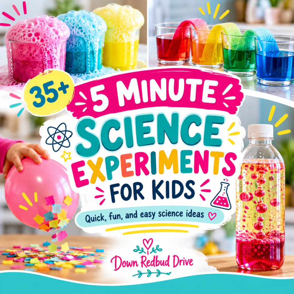 5 minute science experiments