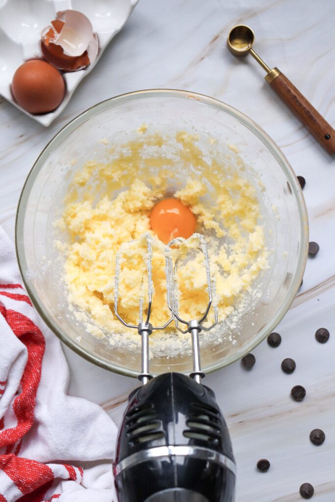 whisking eggs