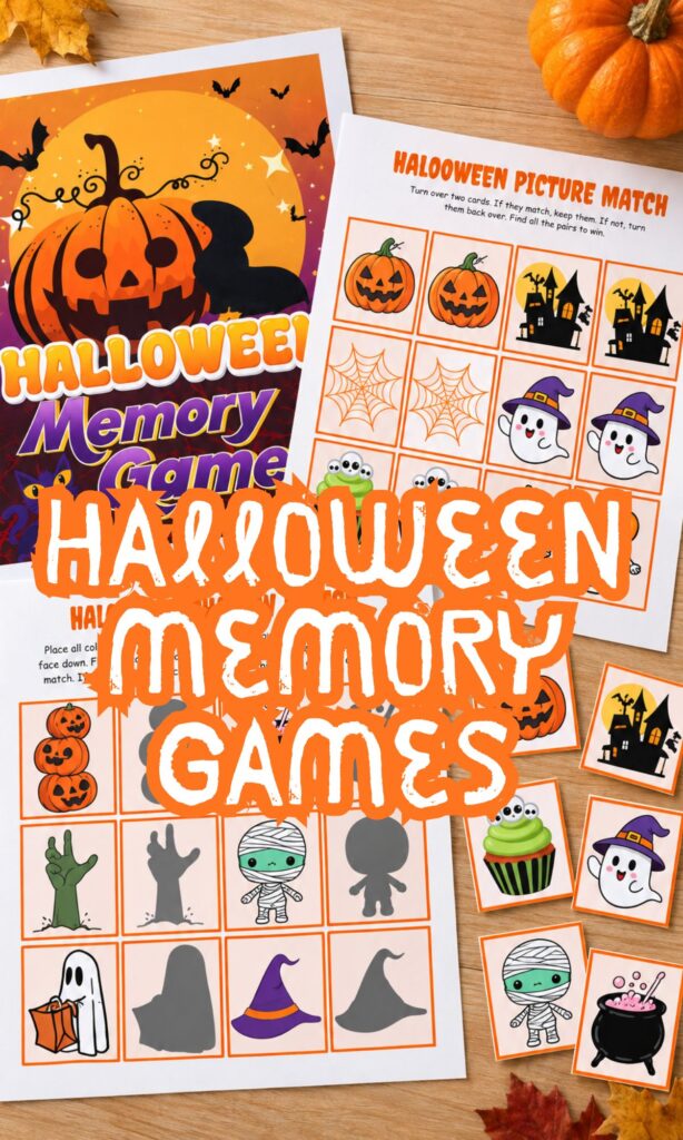 halloween memory match 