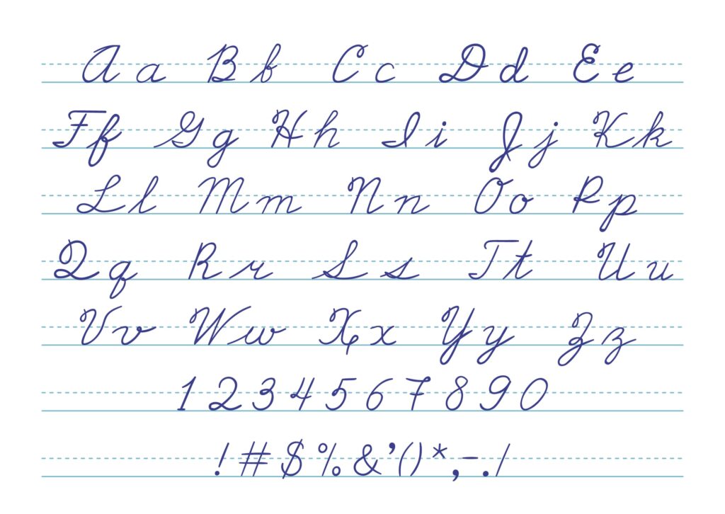 cursive 
